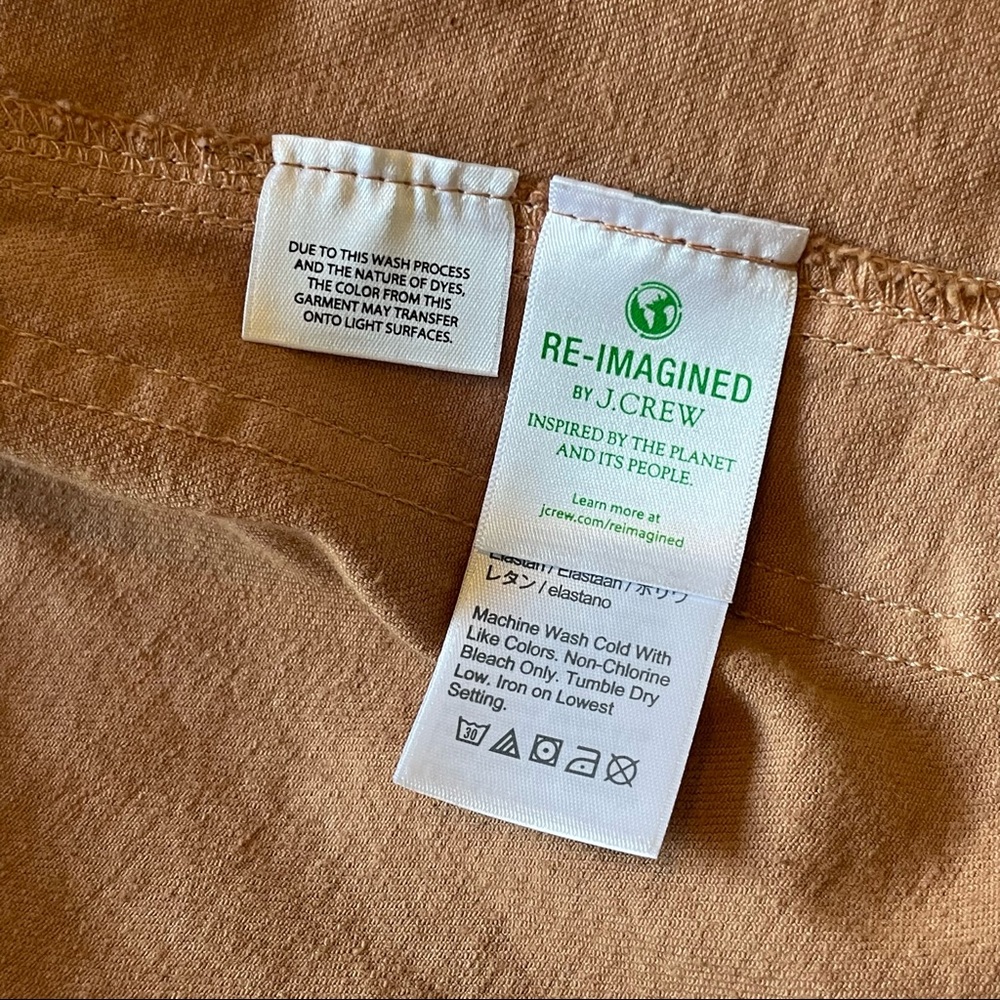 EUC J. Crew Simone relaxed garment-dyed jacket in Luxury Camel sz M - Picture 4 of 7